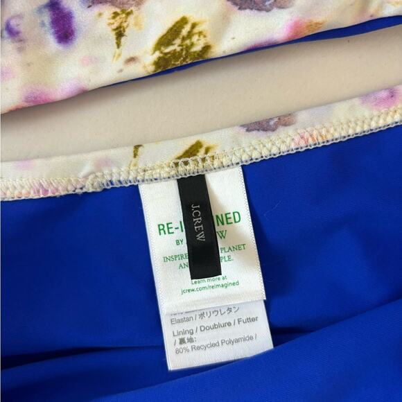 J. Crew x Flora Obscura Two Piece Bikini Set in Kaleidoscope Floral - Size S - Picture 8 of 11